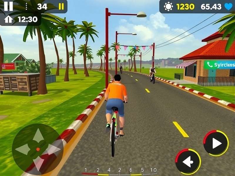 Cycling Aces Madhapur gameplay screenshot